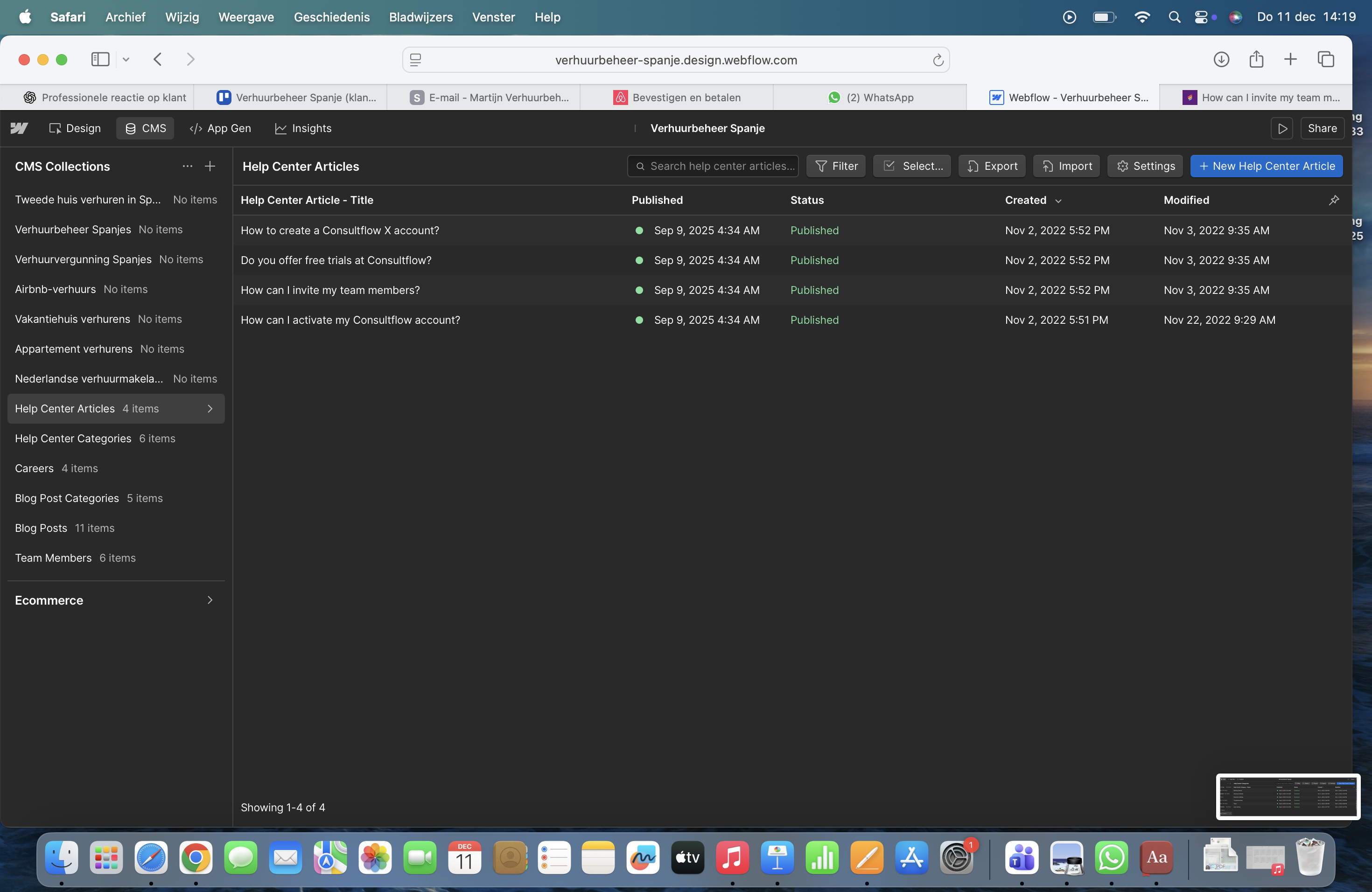 Tarieven, Kosten & Facturatie
