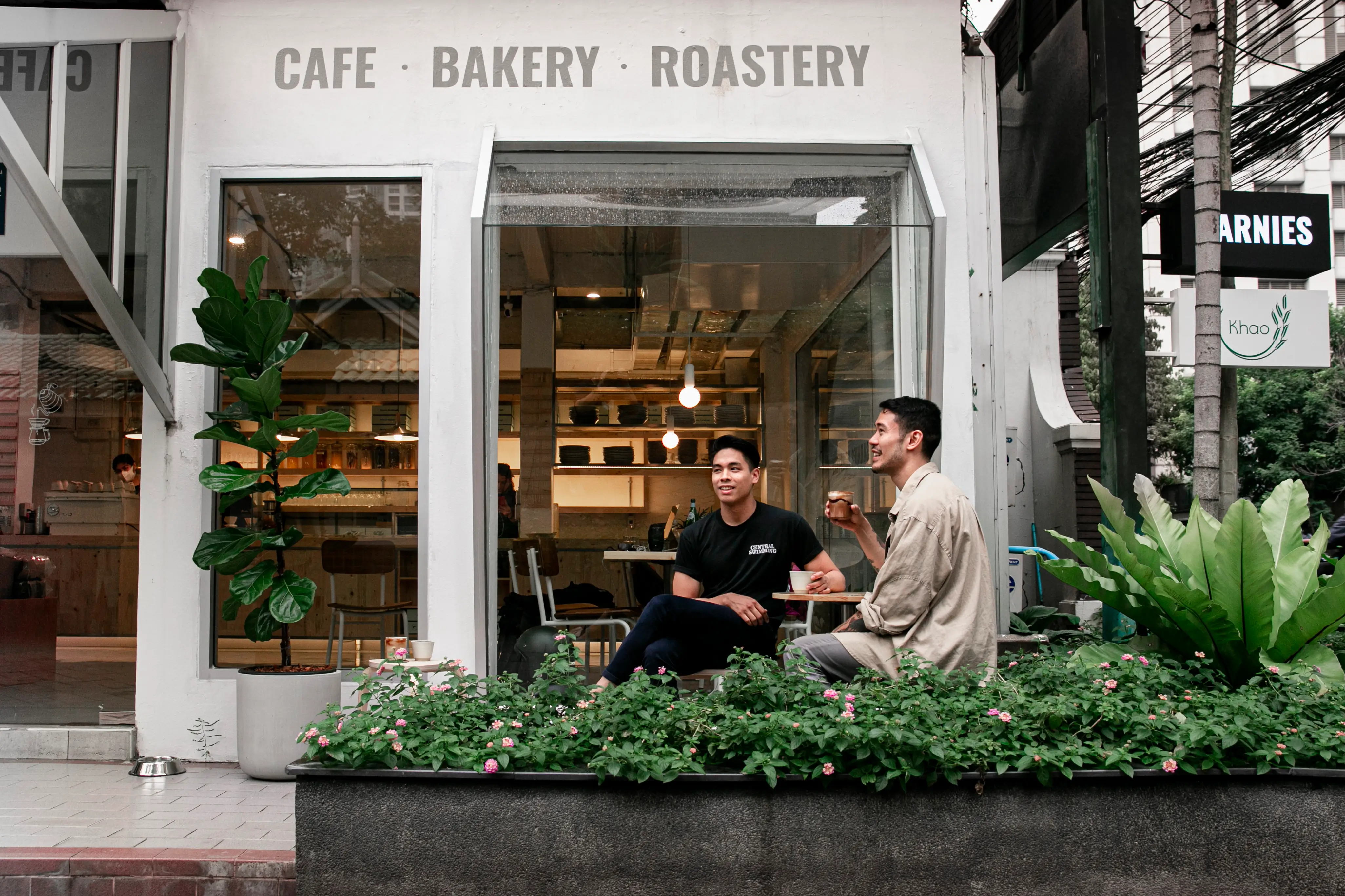 Sarnies Roastery storefront
