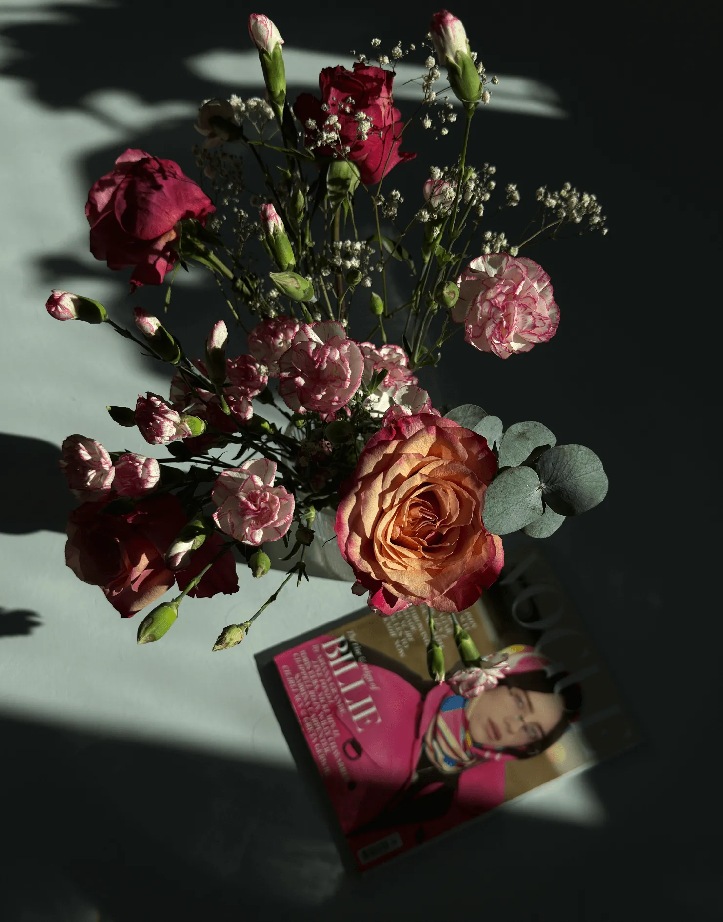 Photography of flowers on table