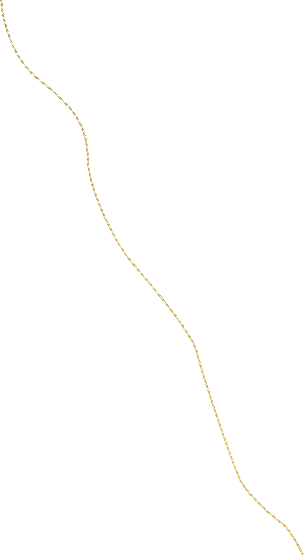 Geschwungene goldene Linie auf schwarzem Hintergrund.