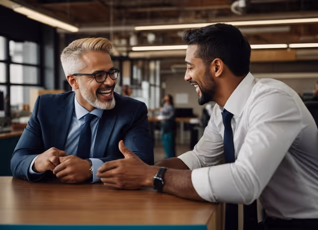 Das Bild zeigt die Beratung zu einem Immobilieverkauf