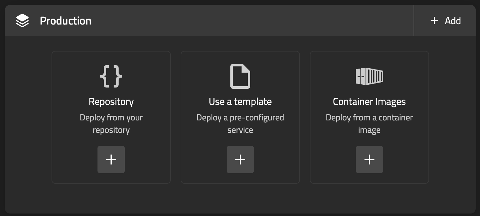 Deploying a service