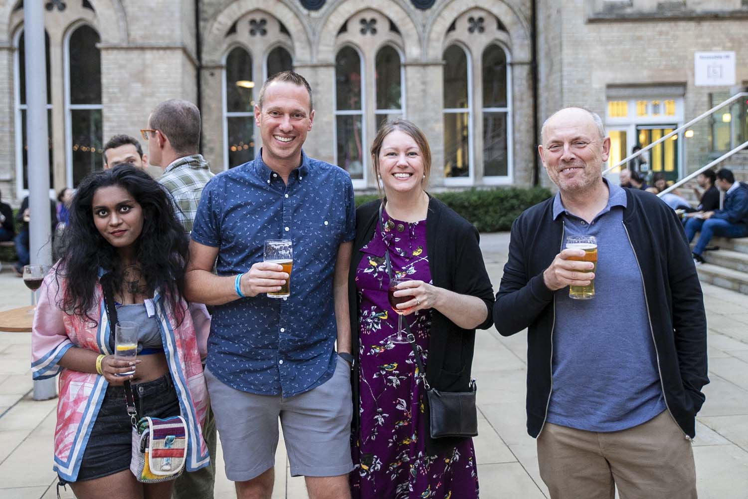 BBQ Neha Shaji, Paul Fix, Gill Rudd & Peter Bryan