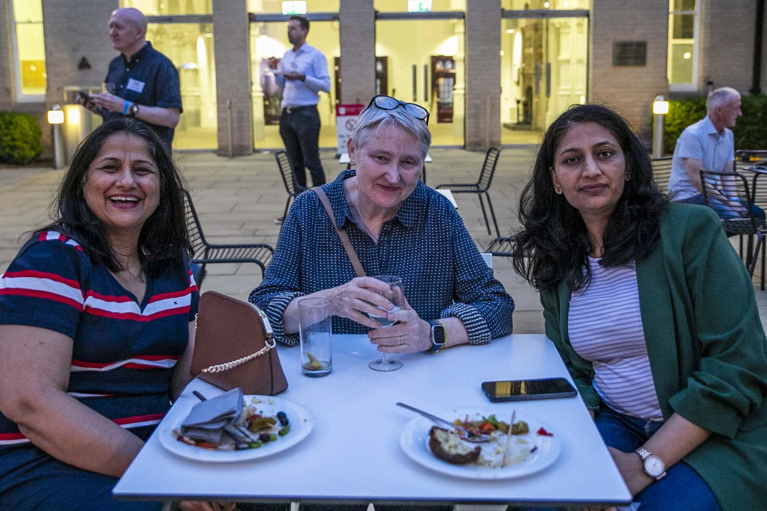 BBQ table Manisha, Jane & Vidya