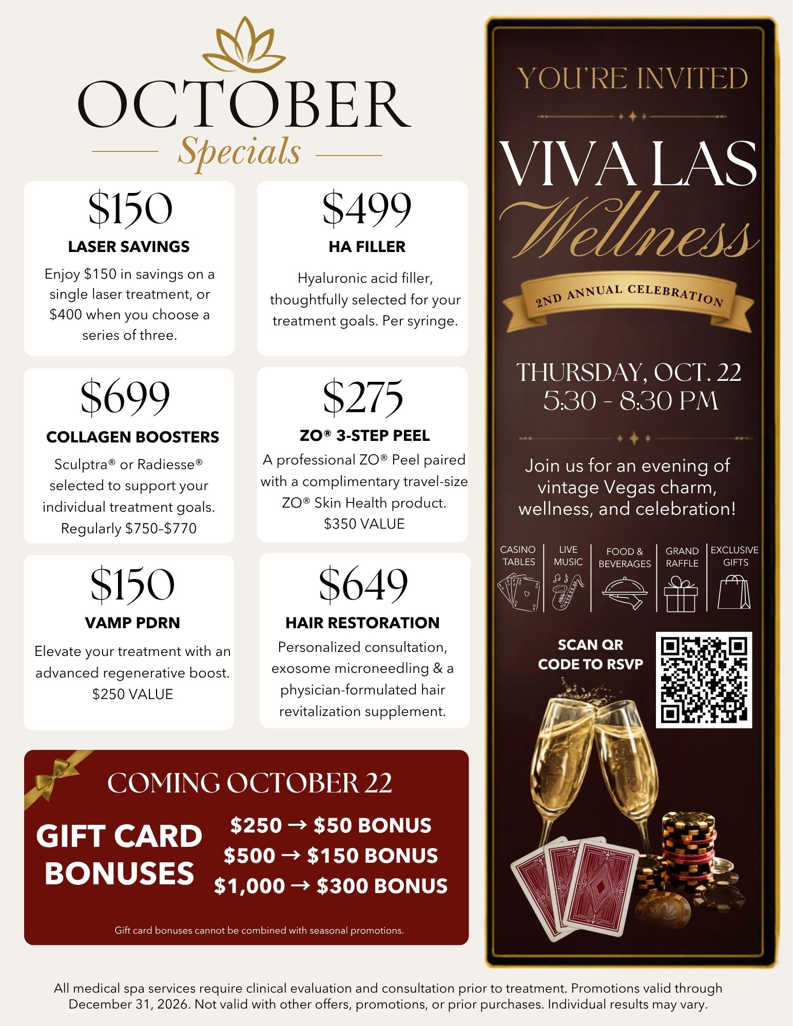 October specials