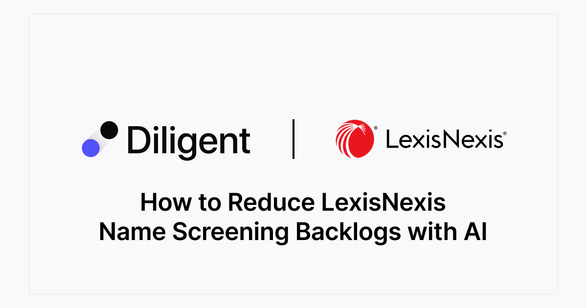Reduce LexisNexis False Positives with AI
