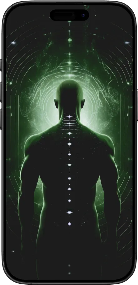 A man standing in front of a green background.