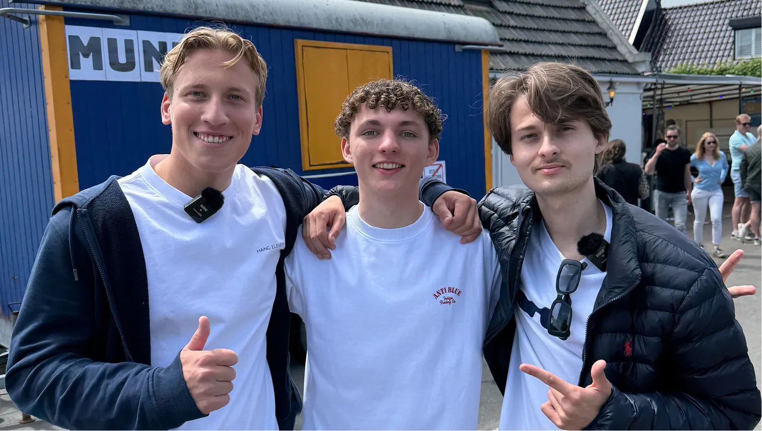 Simon en Maurice van De Marketing Tandem samen met editor