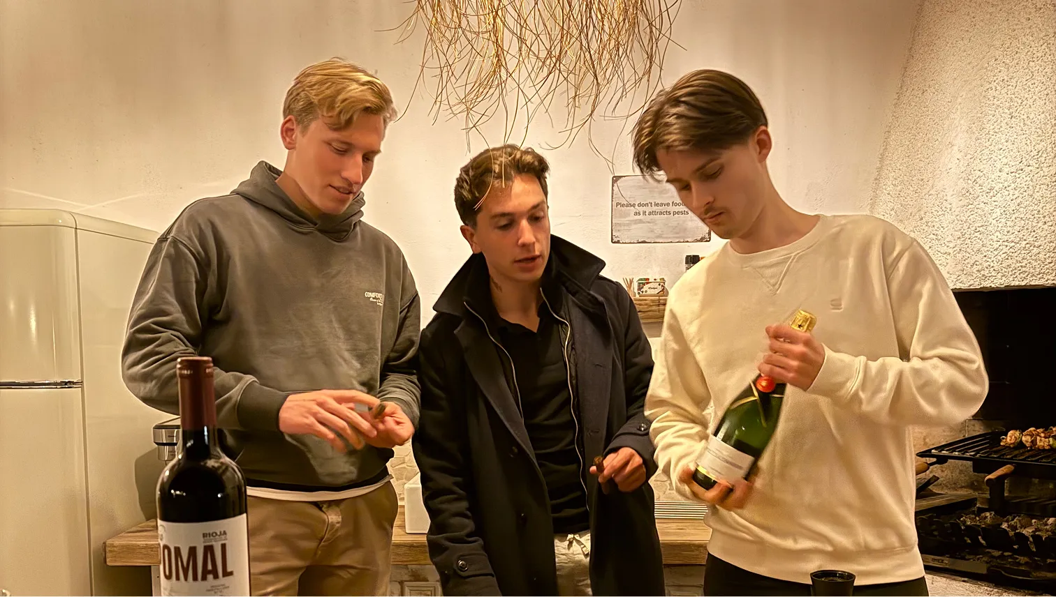 Simon en Maurice samen met trader Dorus met de Marketing Tandem