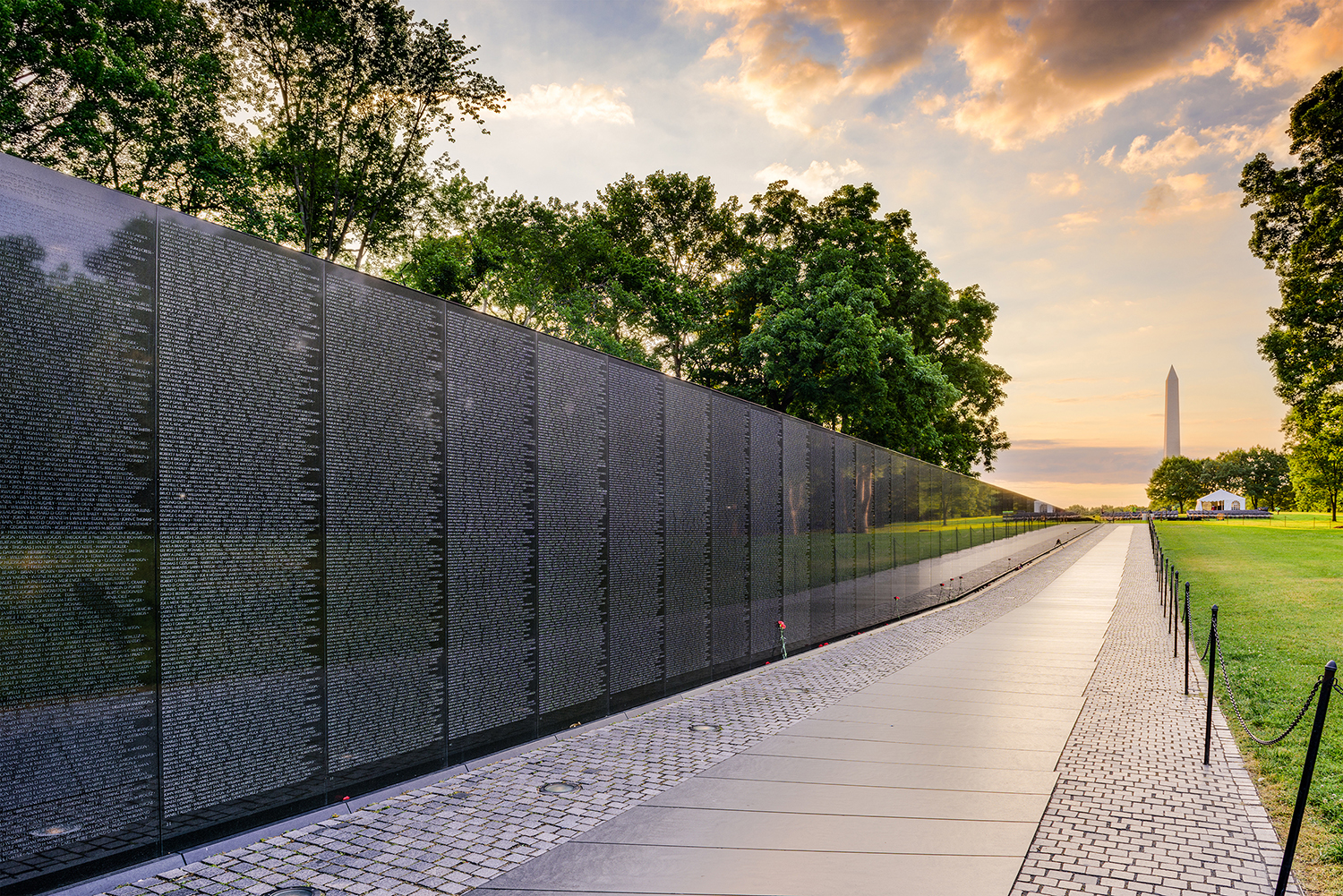 Memorial wall in Washington, D.C.