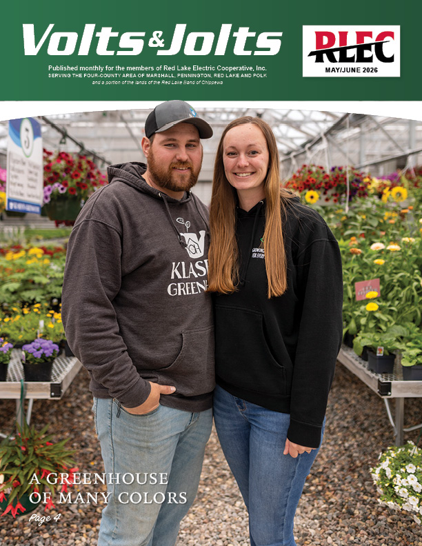 May/June Volts & Jolts newsletter cover