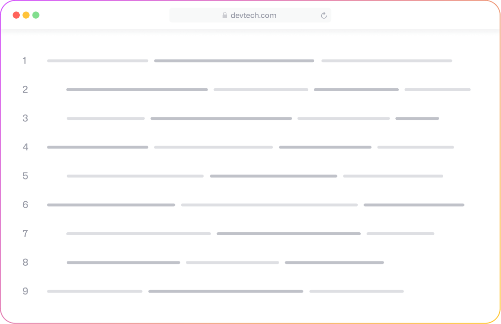 Frontend Development - Devtech X Webflow Template