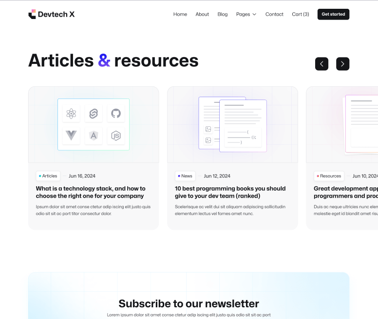 Devtech X - Blog V2 Page - The Ultimate Tech Development Agency Webflow Template