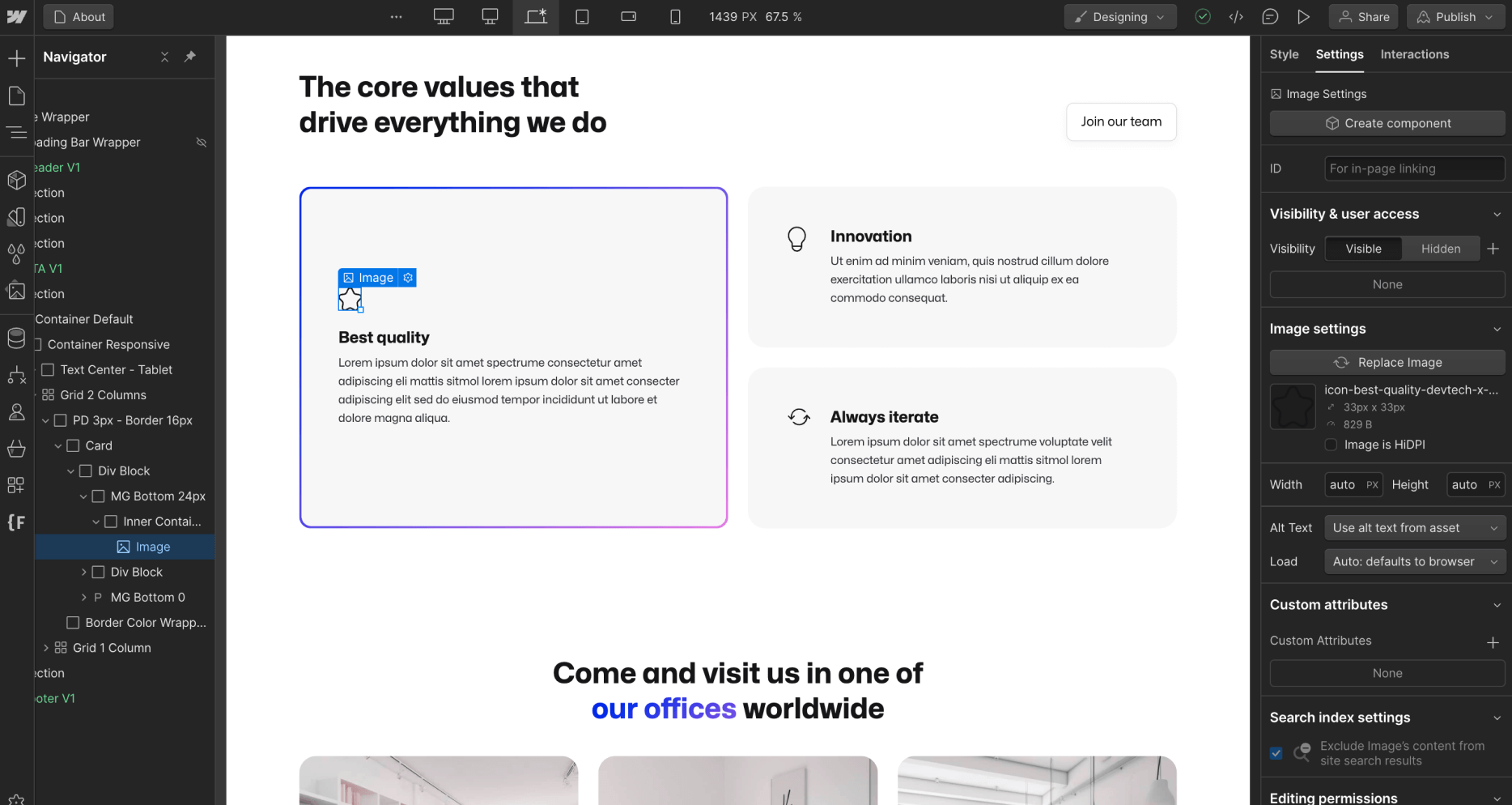 Icons And Graphics - Devtech X Webflow Template