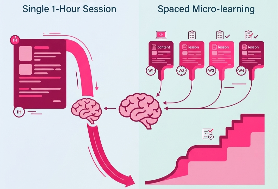 traditional training vs microlearning