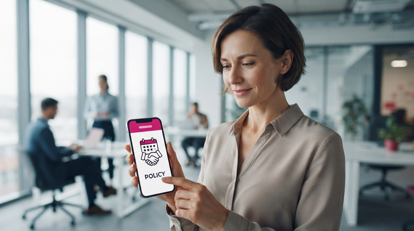 hr policy on mobile