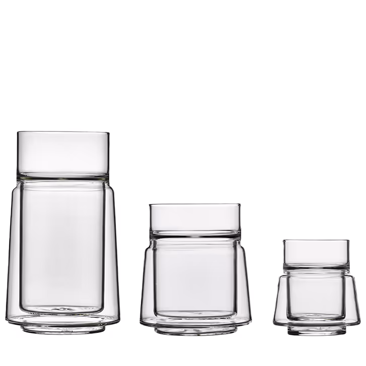 Double Wall Glass in Clear