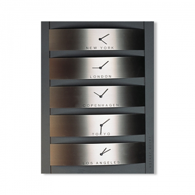 Discontinued design - Jacob Jensen Wall Clock World Timer