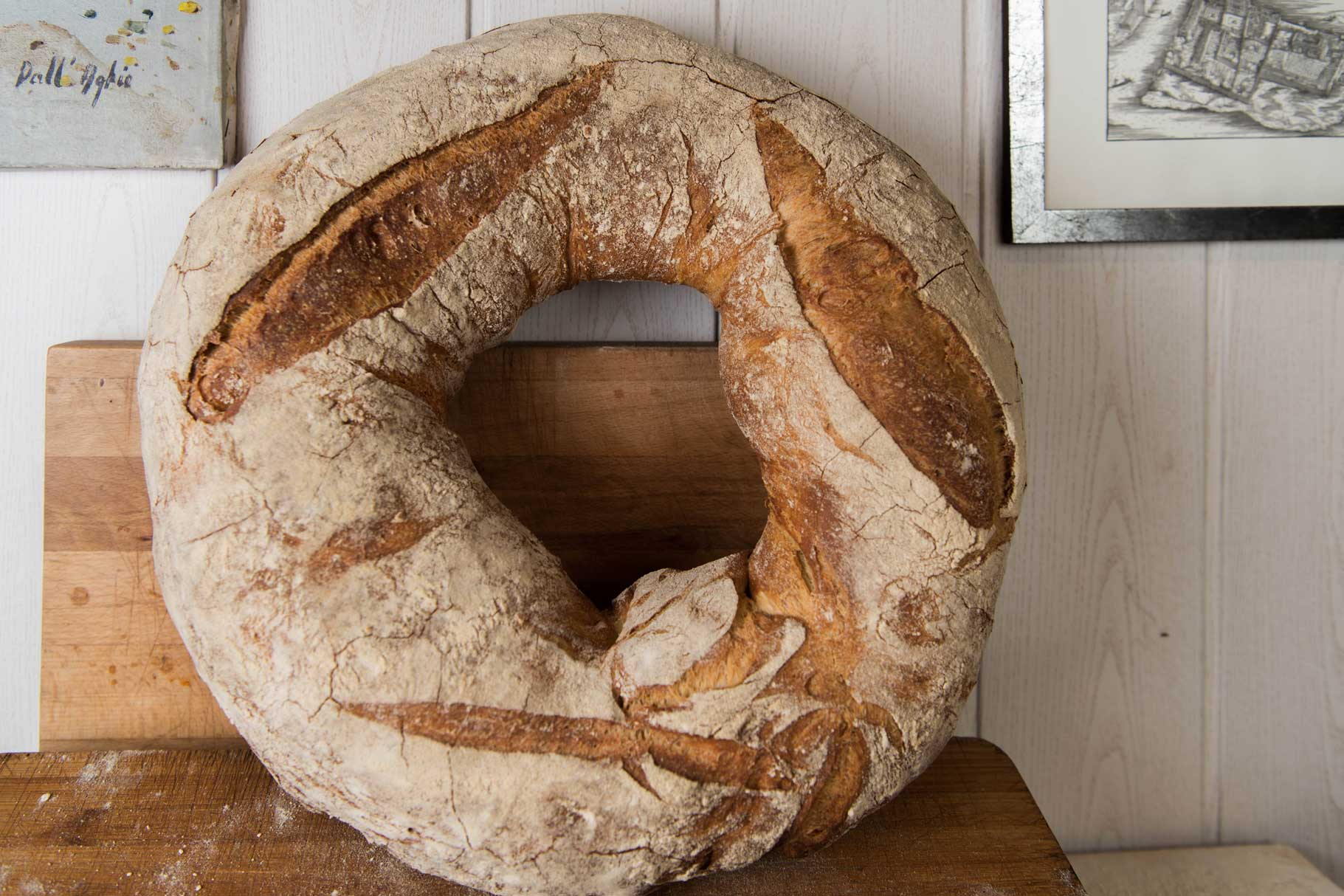Ein schönes rundes Brot