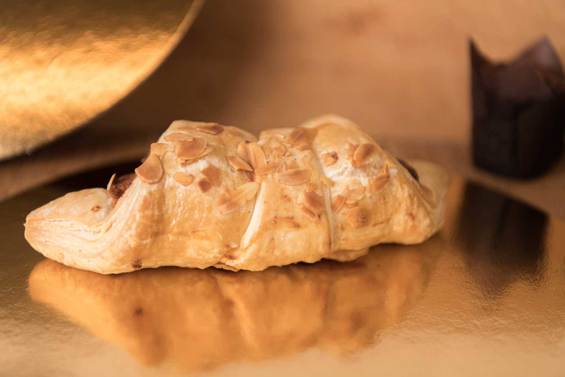 Ein schön servierter Gipfeli