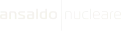 Ansaldo Nucleare logo in white.