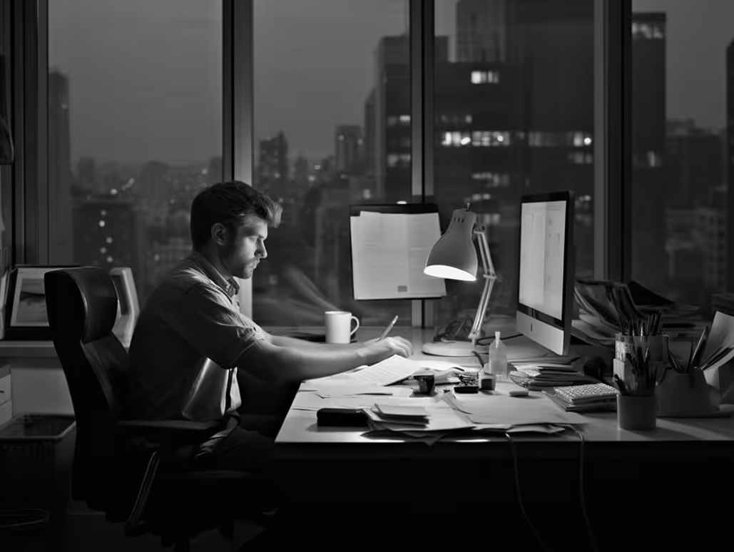 Image of a team working together