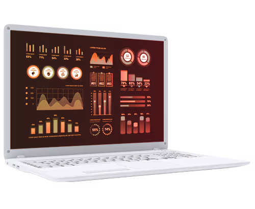 Interface mockups of the CADSI GATEWAY Capabilities platform showing vendor profiles and market intelligence tools.