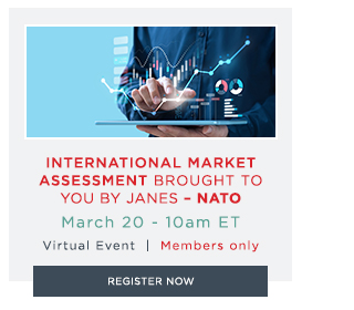 International Market Assessment Webinar, brought to you by Jane's