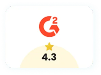 MyOperator's industry recognition badges and customer ratings