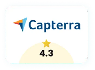 MyOperator's industry recognition badges and customer ratings