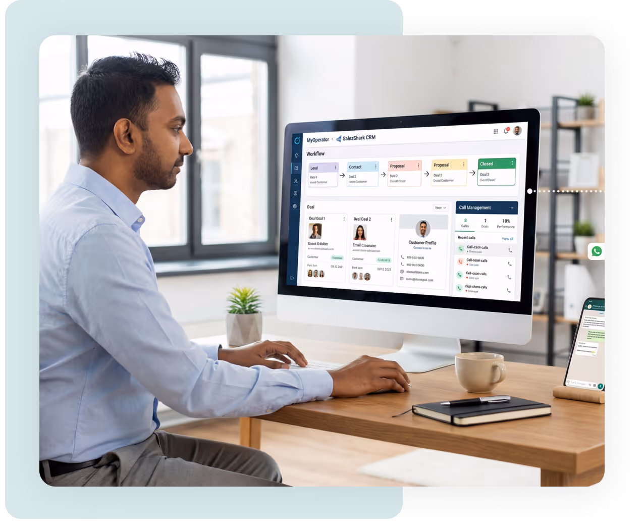 The Shopify + MyOperator integration dashboard