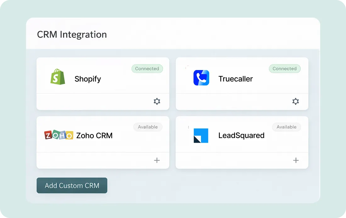 CRM & Tool Integrations