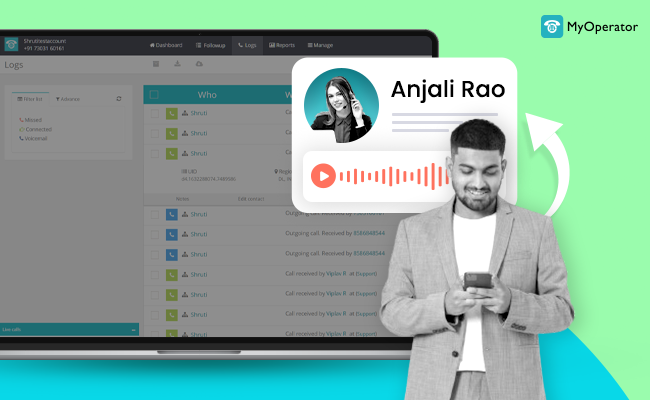 customer voice recording servive by MyOpeartor