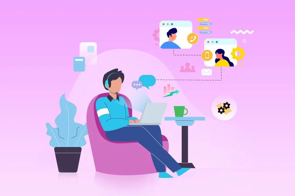 Virtual Contact Center With Call Center Software - Business Guide by MyOperator