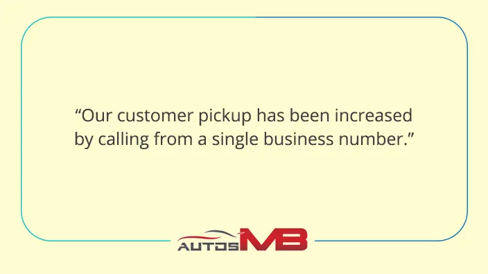 Feedback from AutosMB on using MyOperator outgoing service