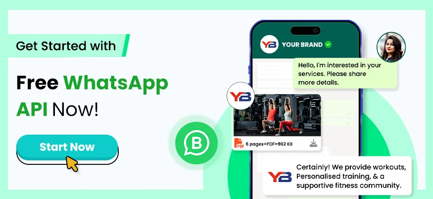 MyOperator whatsapp api for free