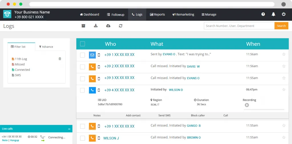 MyOperator Toll-free Call Visualizes Customer Data for Insights
