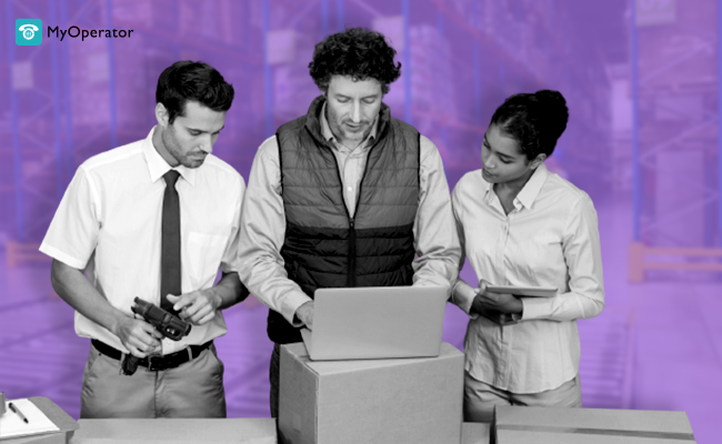 Centralized logistics order monitoring.