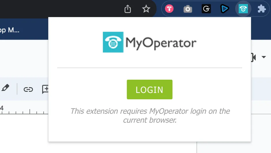 MyOperator's Account login