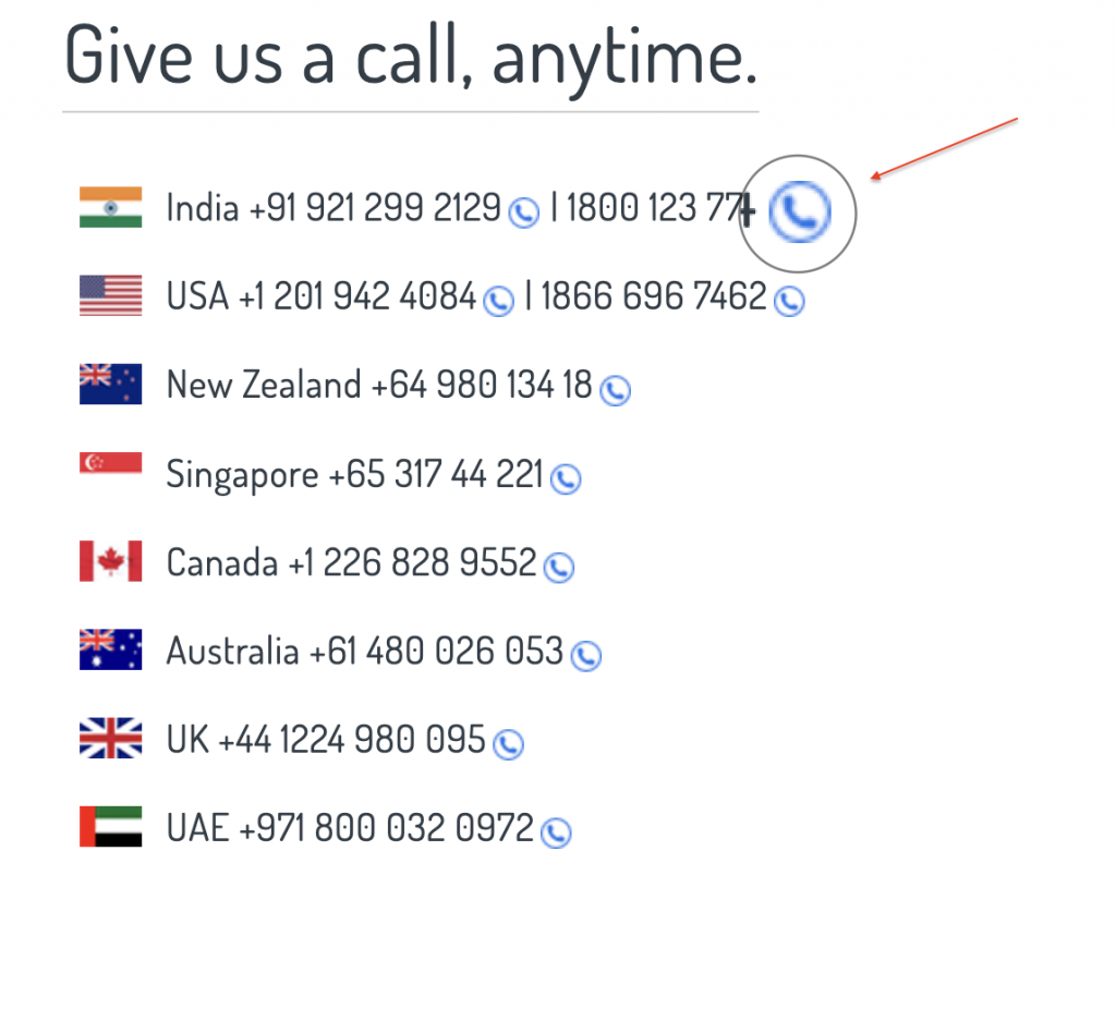 MyOperator Chrome Extension Phone Number 