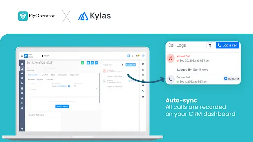 Benefits of the MyOperator and Kylas integration
