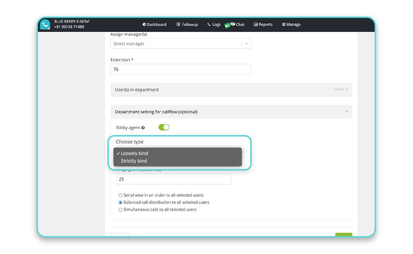 Choose the sticky agent type