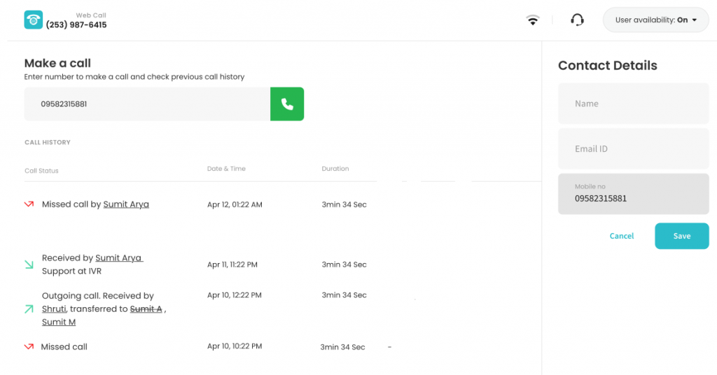 MyOperator Outbound Calling 