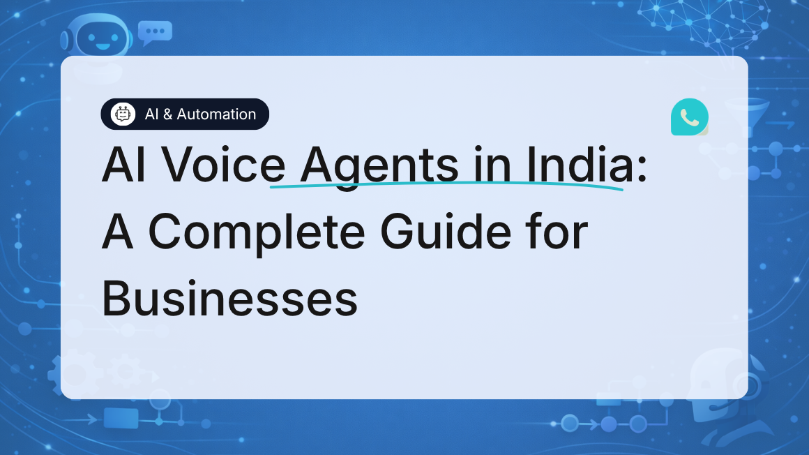 AI Voice Agents in India: A Complete Guide for Businesses