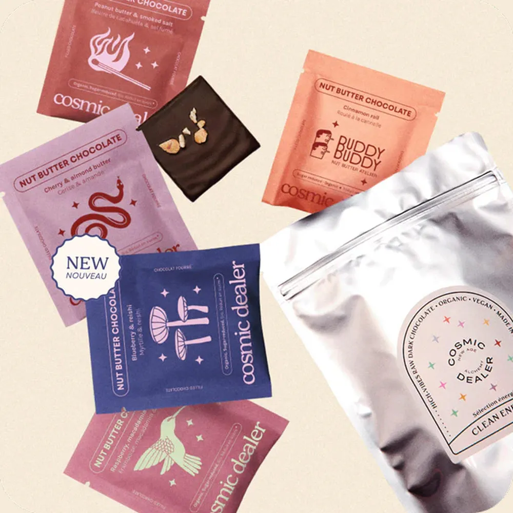 Pack découverte de 8: Saveurs mixtes - Cosmic Dealer