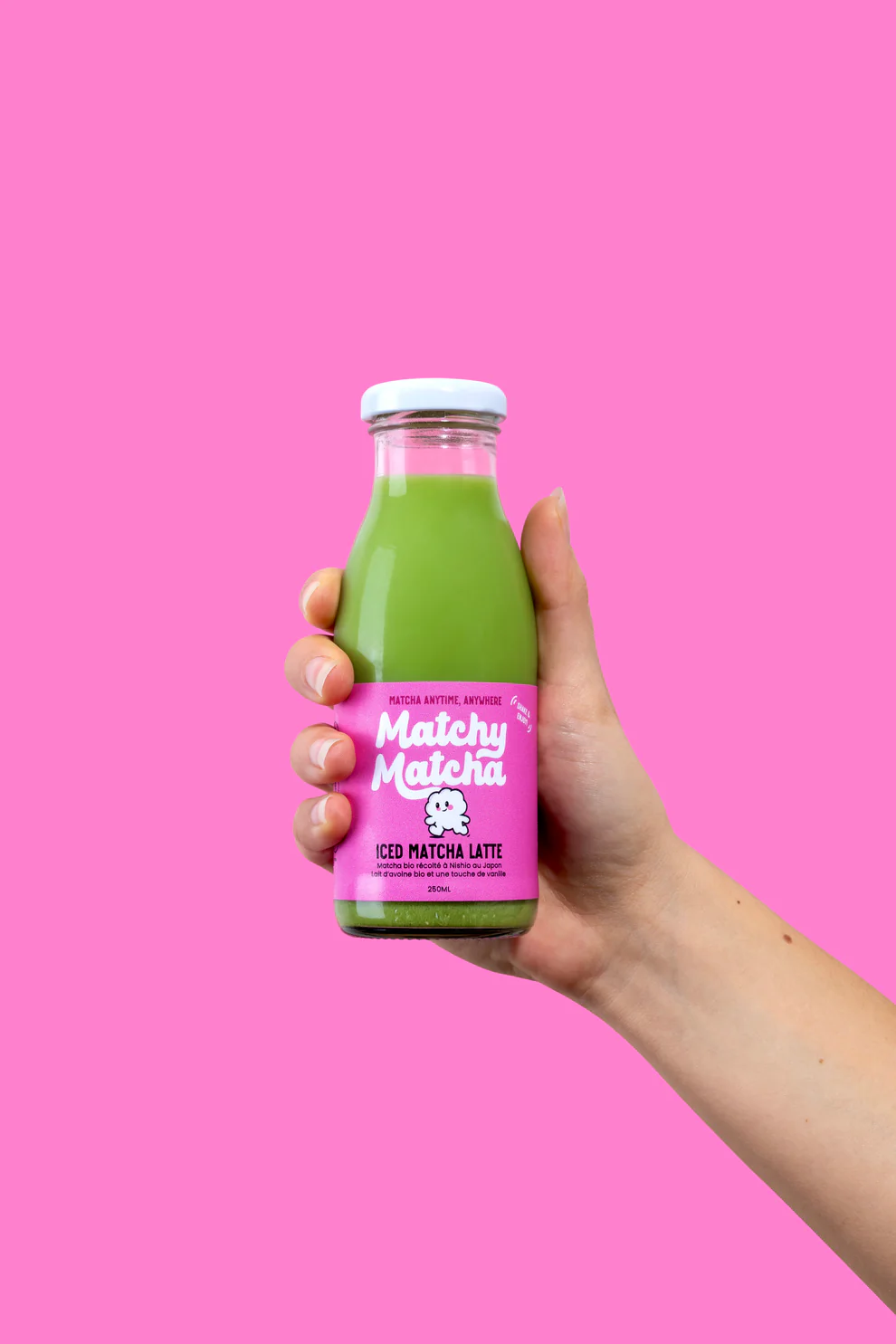 Iced matcha latte - Matchy Matcha