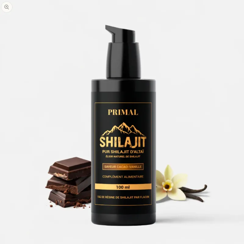 Élixir de Shilajit - Cacao Vanille - Primal Supplements