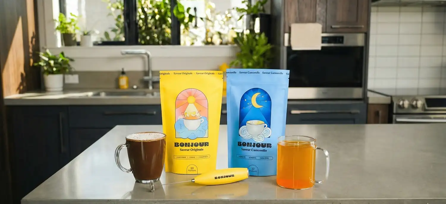 Présentation de la gamme produits bonjour drink