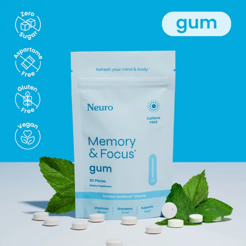 Memory & Focus Gum - Neuro