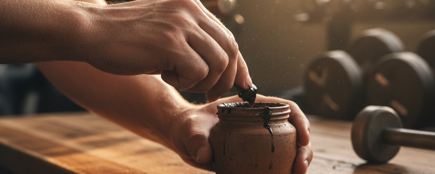 Shilajit résine noire récupération musculaire - Le Meilleur Complément